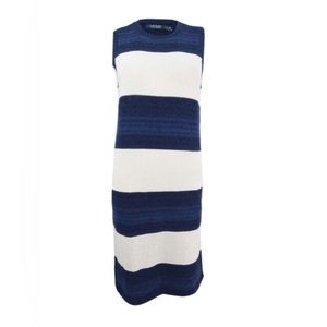 Ralph Lauren Blue and White Striped Dress